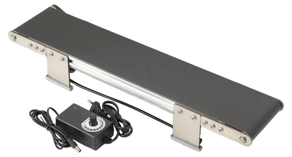 Mini tapis transporteur automatique en métal - Convoyeur électrique 50cm