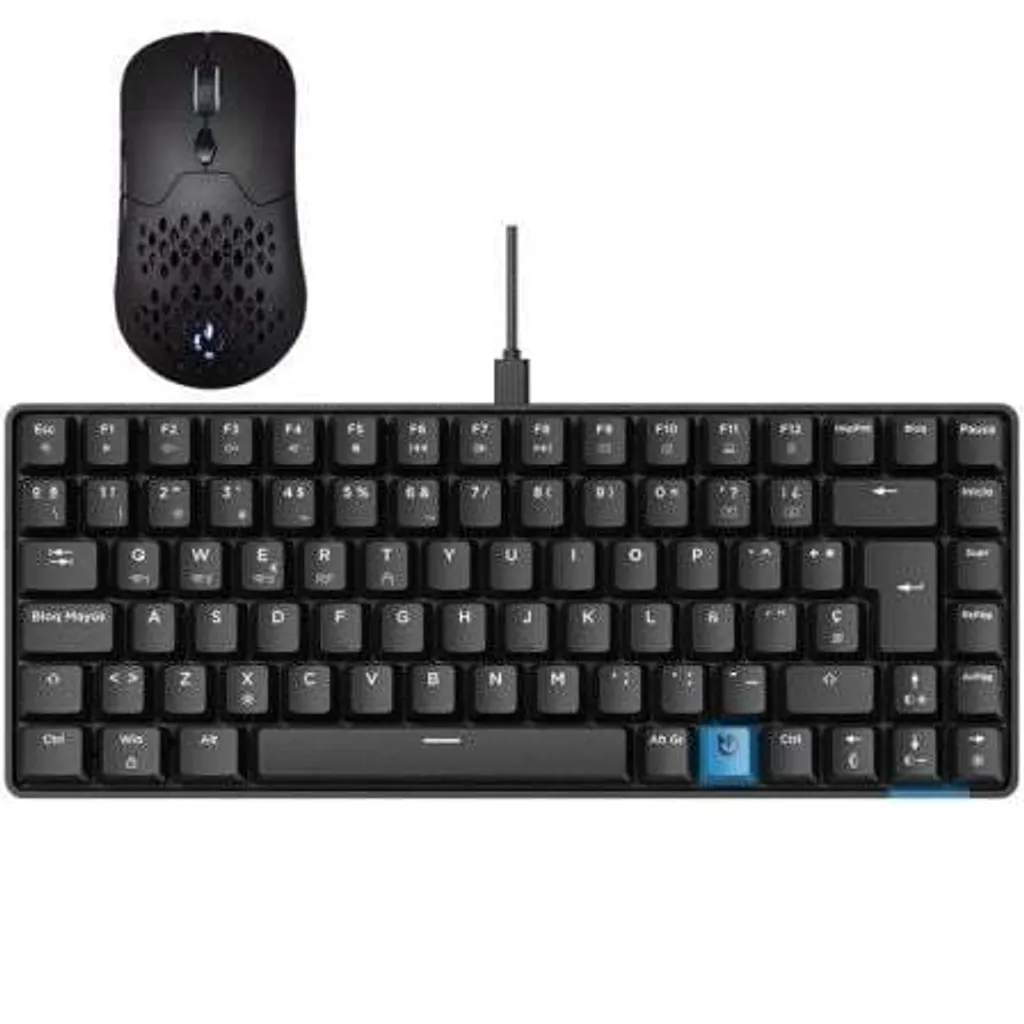 Pack Gaming Hiditec GM1K Clavier Mécanique et Souris GX30 PRO Sans Fil