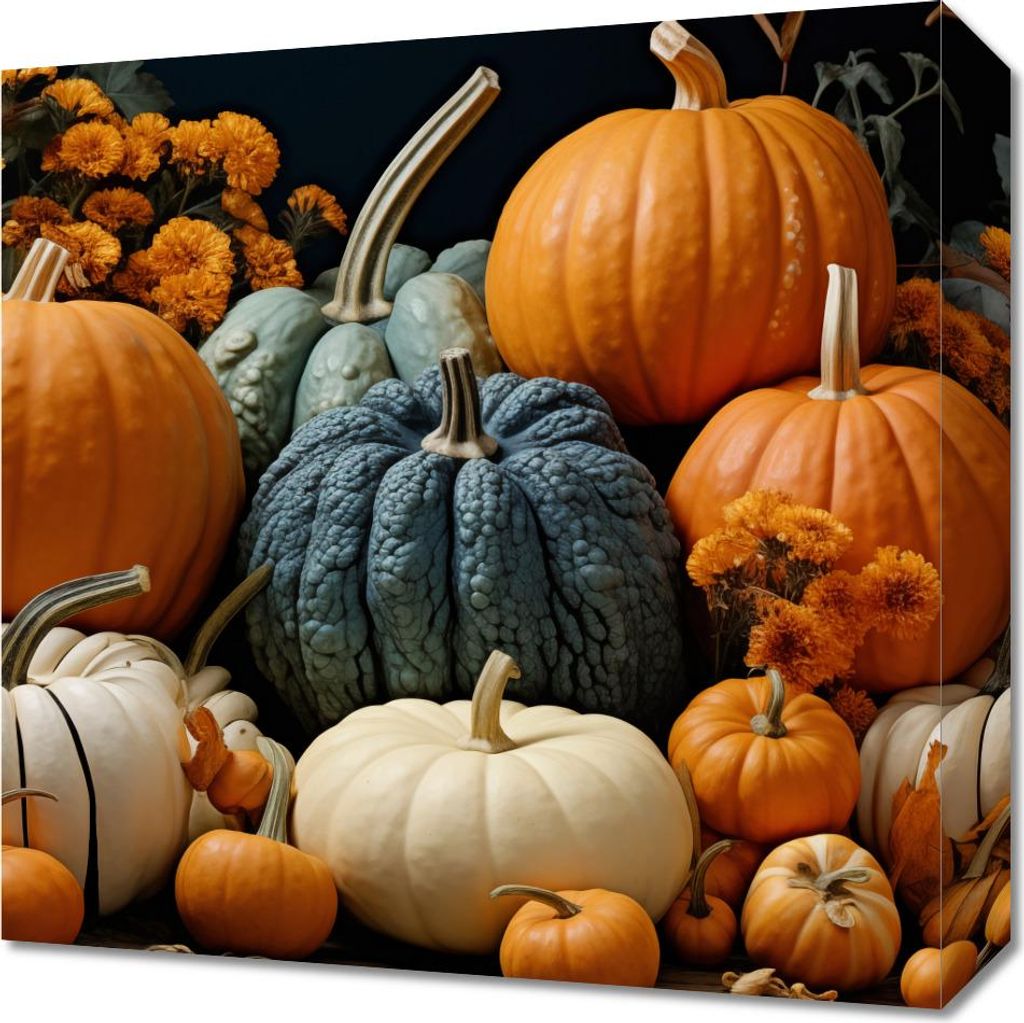 Bild 40x40cm Herbstliche Ernte
