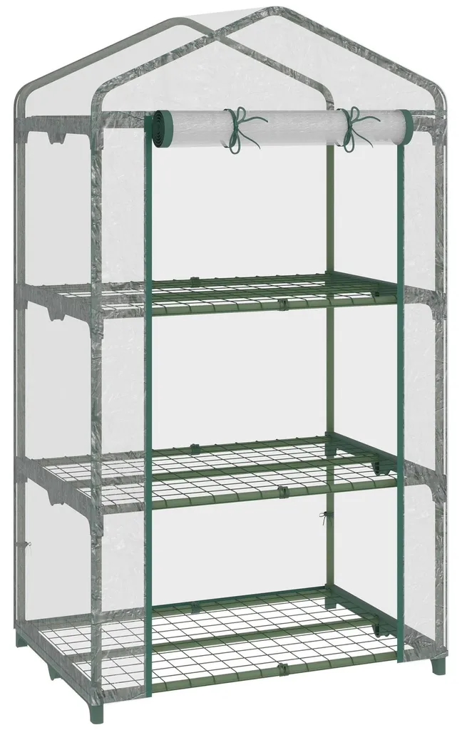 Serre de balcon étanche et résistante aux intempéries avec étagères
