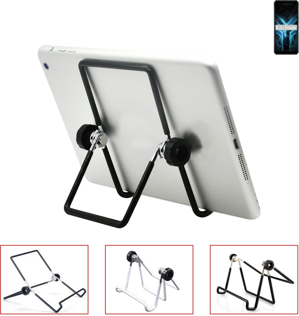 K-S-Trade Tablet-Ständer Tablet-Halterung Tablet-Aufsteller kompatibel mit Apple iPad Air (2020) faltbarer Tischständer Tablet Halterung