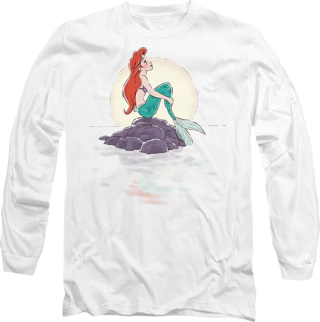 The Little Mermaid - T-Shirt für Herren/Damen Uni TV14637 (XL) (Weiß)