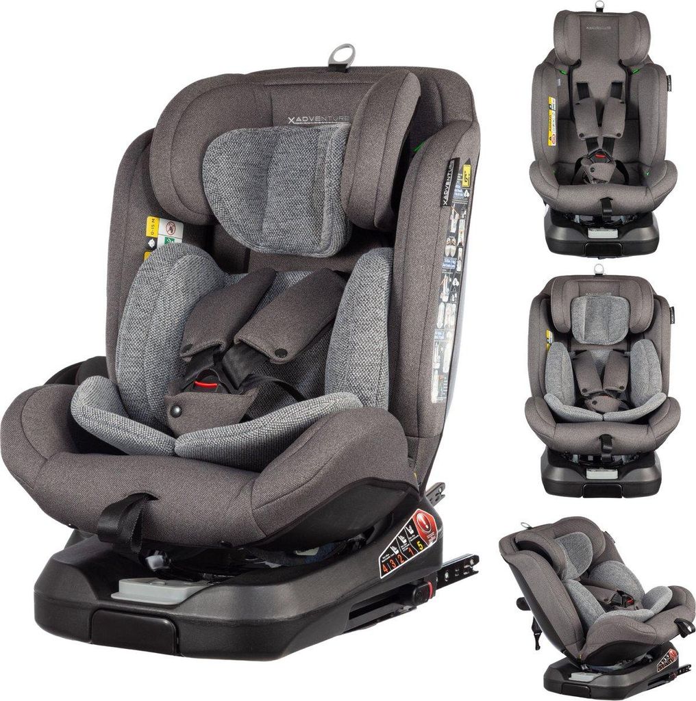 X Adventure Supreme siège auto i-Size groupe 0/1/2/3 Gris – Image du produit 
