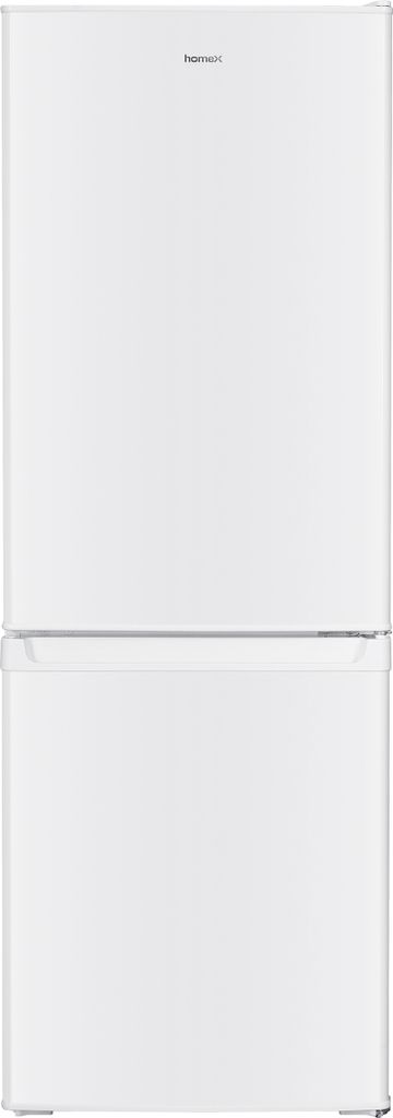 homeX Kühlschrank mit Gefrierfach | Kühl-Gefrierkombination freistehend | 173 Liter Nutzinhalt | 40 dB | CFS1110-W weiß