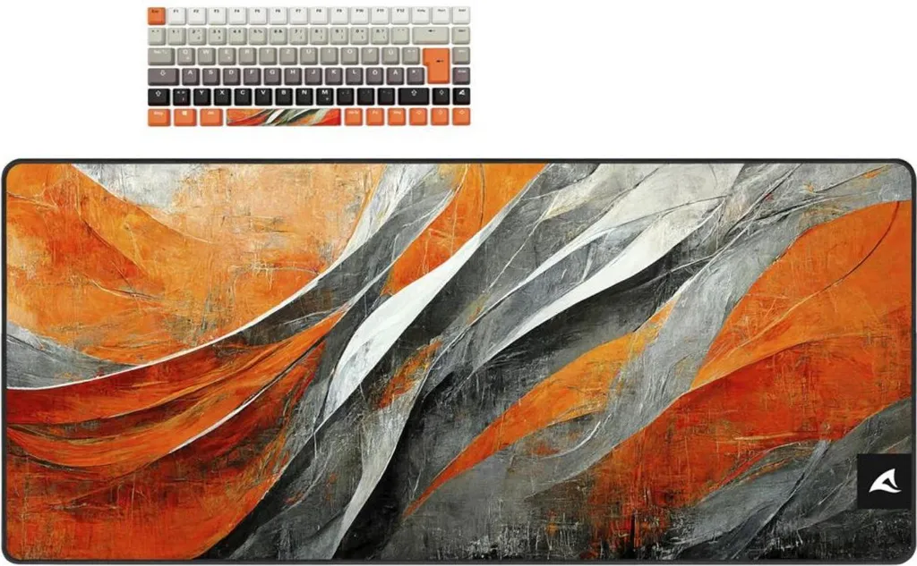 Sharkoon Skiller SGK50 S3 Design Bundle D6 XXL Mousemat+Keycaps grau/orange