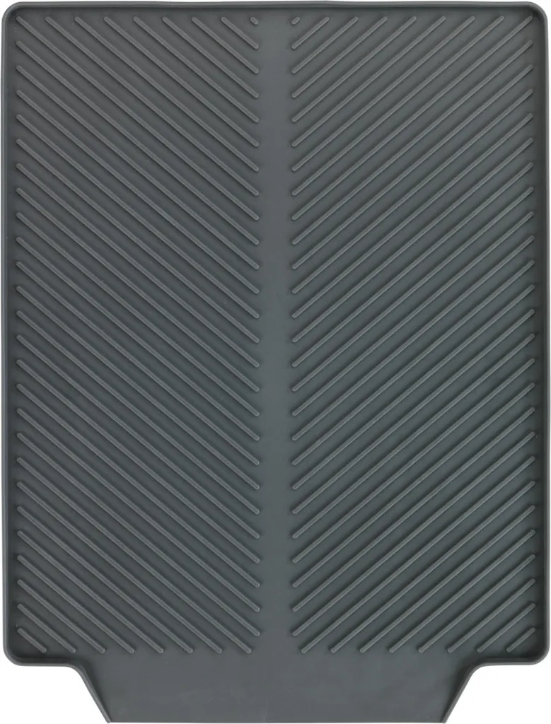 Tapis d'égouttage vaisselle Wenko Linea gris pour protéger le plan de travail