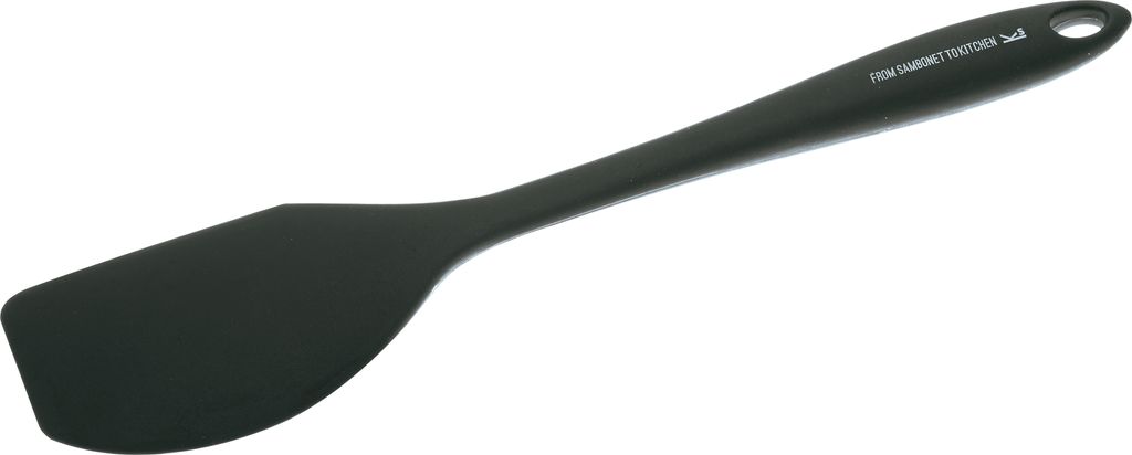 Sambonet Kitchen Gadget Teigschaber 29 cm Silikon grey/schräg