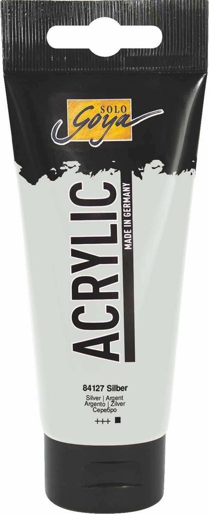 Acrylverf, Art Acryl Basic, 100Ml, Kre 84127, Zilver Productafbeelding 