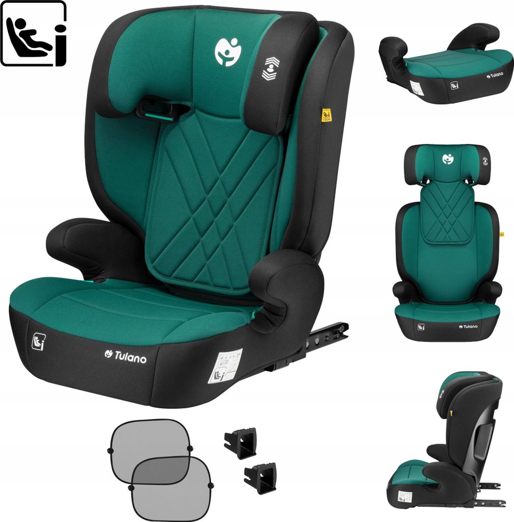 Tulano Green Kindersitz 2In1 100-150 Cm Isofix I-Size Sip Guardfix
