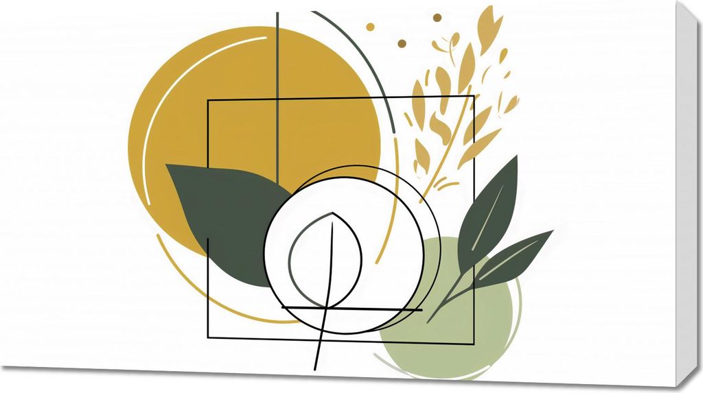 Bild 90x50cm Sonne im Garten