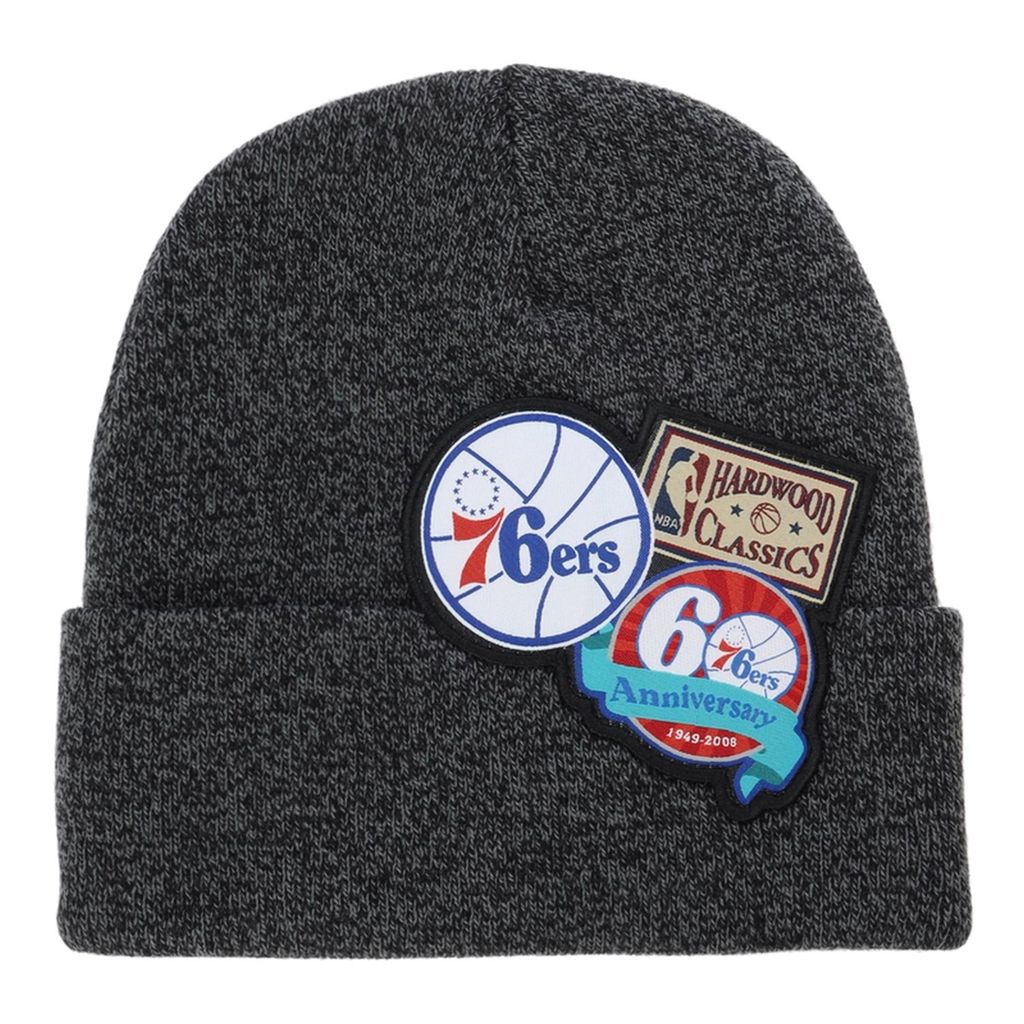 Mitchell & Ness Wintermütze - LOGO PATCH Philadelphia 76ers