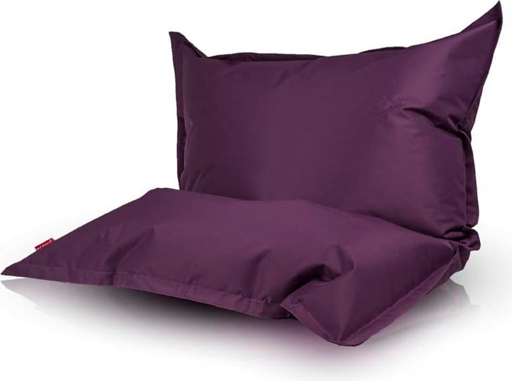 Ecopuf, Sako, Sitzkissen Sessel Bean Bag, Sitzsack, Innen und Außen, 140x100cm, Lila Nc5