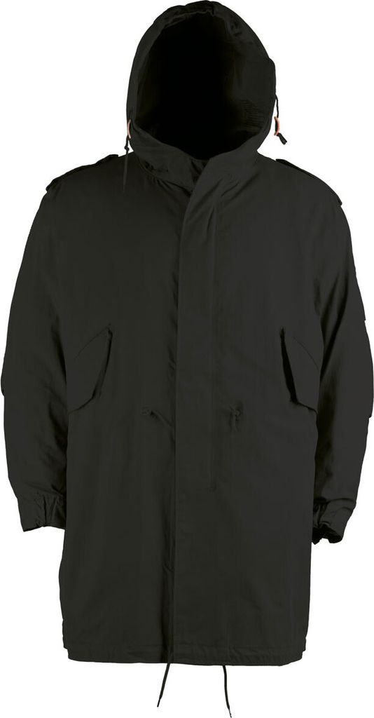 US Shell Parka M51 mit Futter schwarz, S
