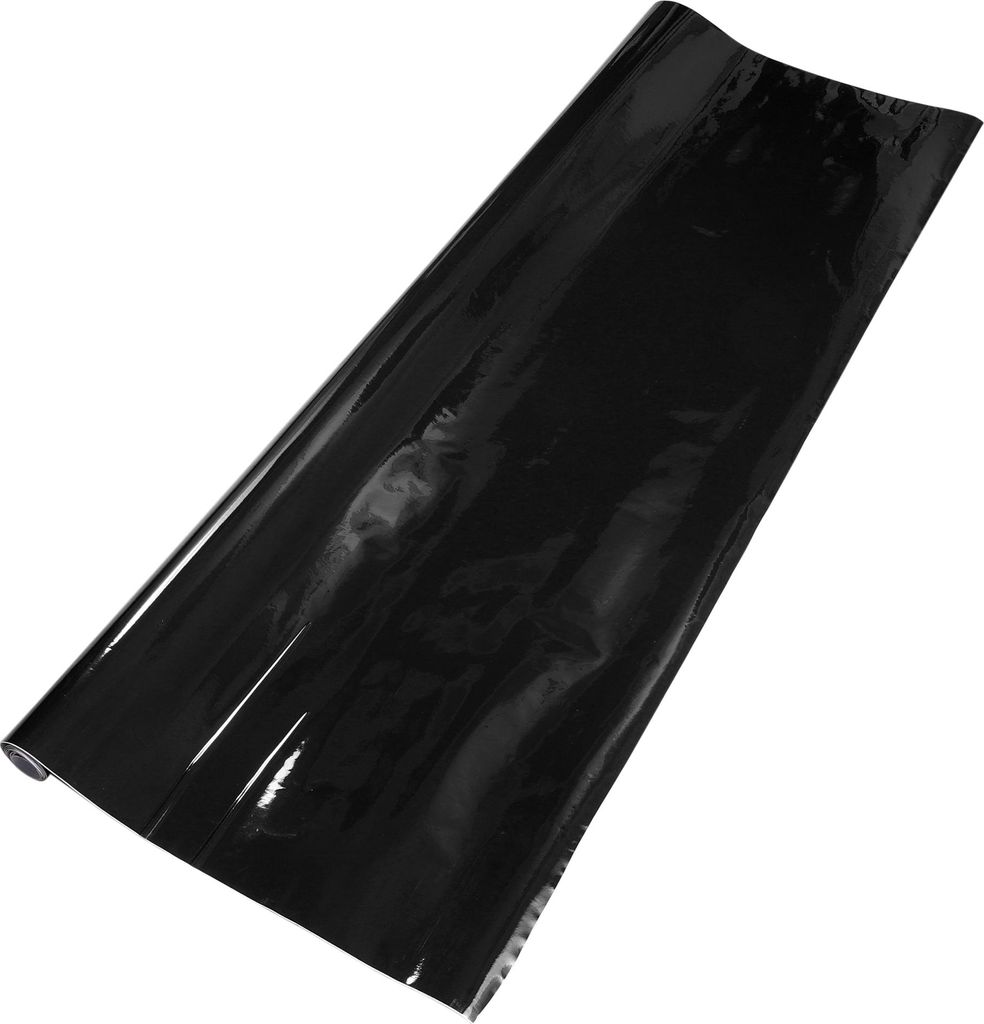 Schwarze schützende Autofolie 23,95ft x 59,84 Zoll Außen- und Innen-Vinylfolie Abdeckung 5,5mil 1 Stück PVC Universal