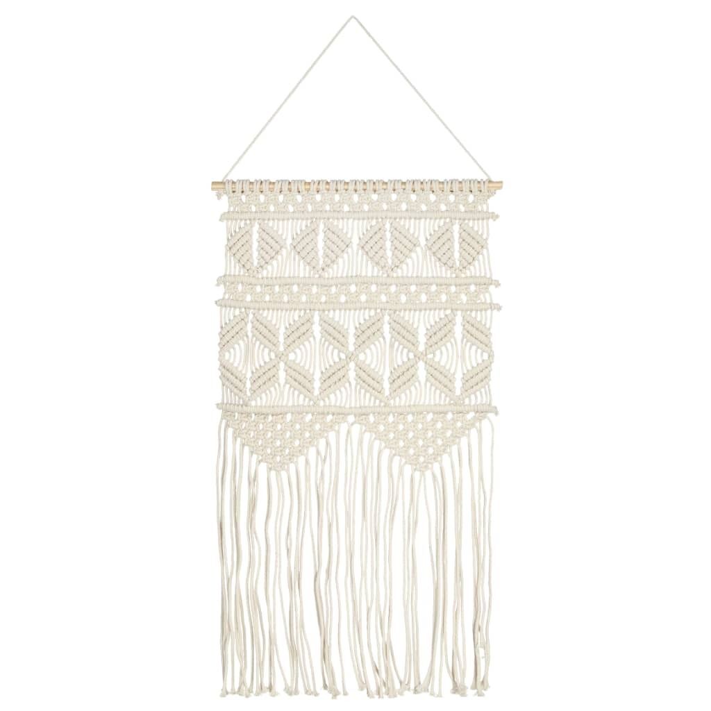 vidaXL Makrama wisząca 40x80 cm bawełna Zdjęcie produktu 