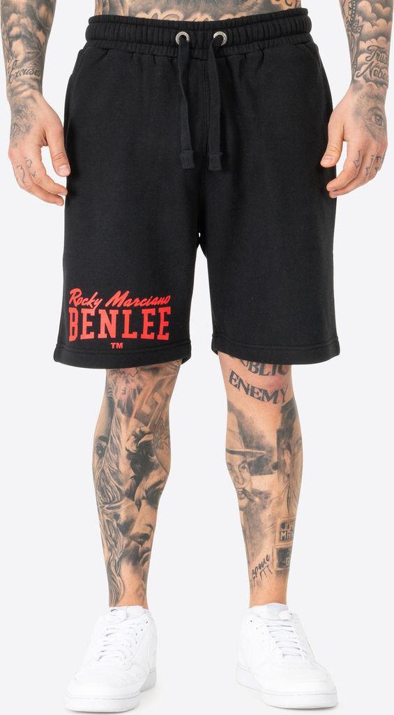 Herren Shorts normale Passform HENNRY Black/Red M BENLEE