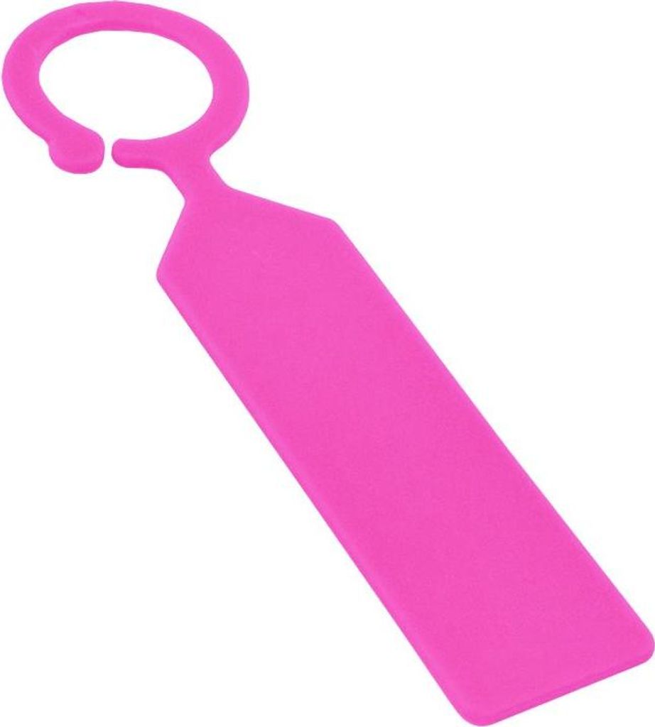 CombiCraft Hängeetiketten in Pink - 100 Stück, 11x2,4 cm