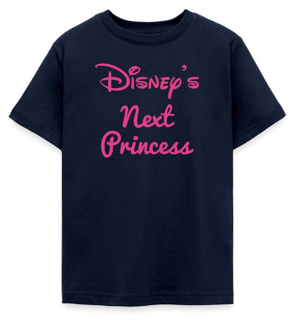 Disney Prinzessinen Disneys Next Princess Teenager T-Shirt, 134/146 (9-11 Jahre), Navy
