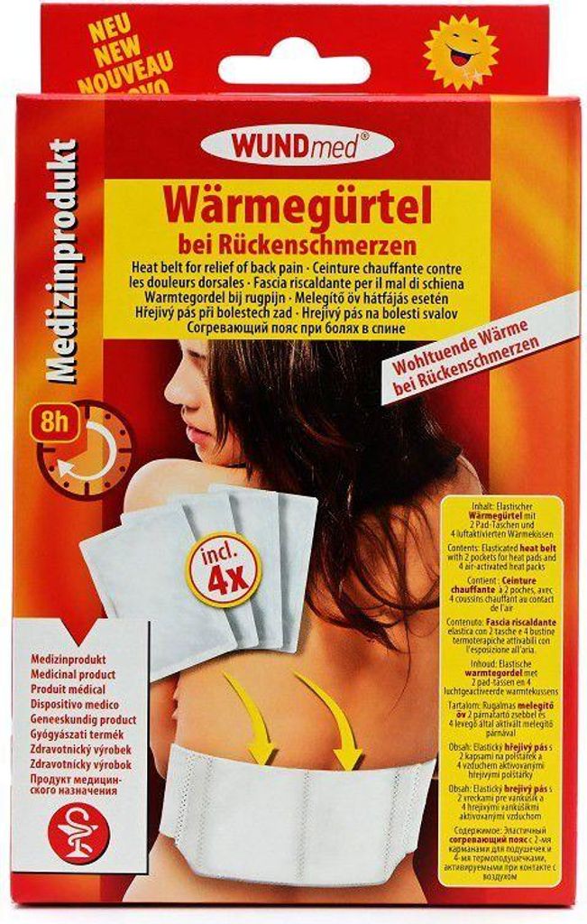 Wärmegürtel mit 4 Wärmkissen einmalgebrauch 1 St Produktbild 