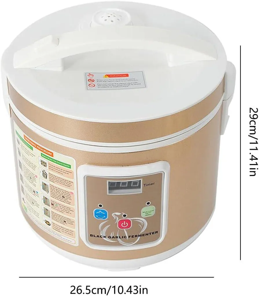 Machine à ail noir professionnelle fermentation automatique chauffage 360°