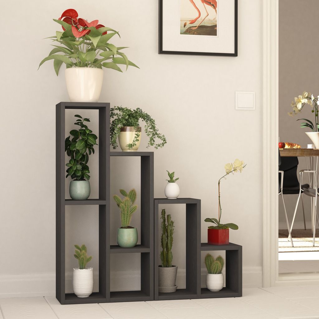 Skye Decor, Sule - Anthracite, Bücherregale, Anthrazit, 42 Produktbild 