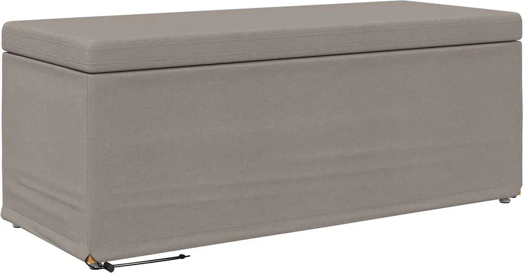 Panca di Lusso vidaXL Taupe 101cm - Tessuto e Legno per Interni