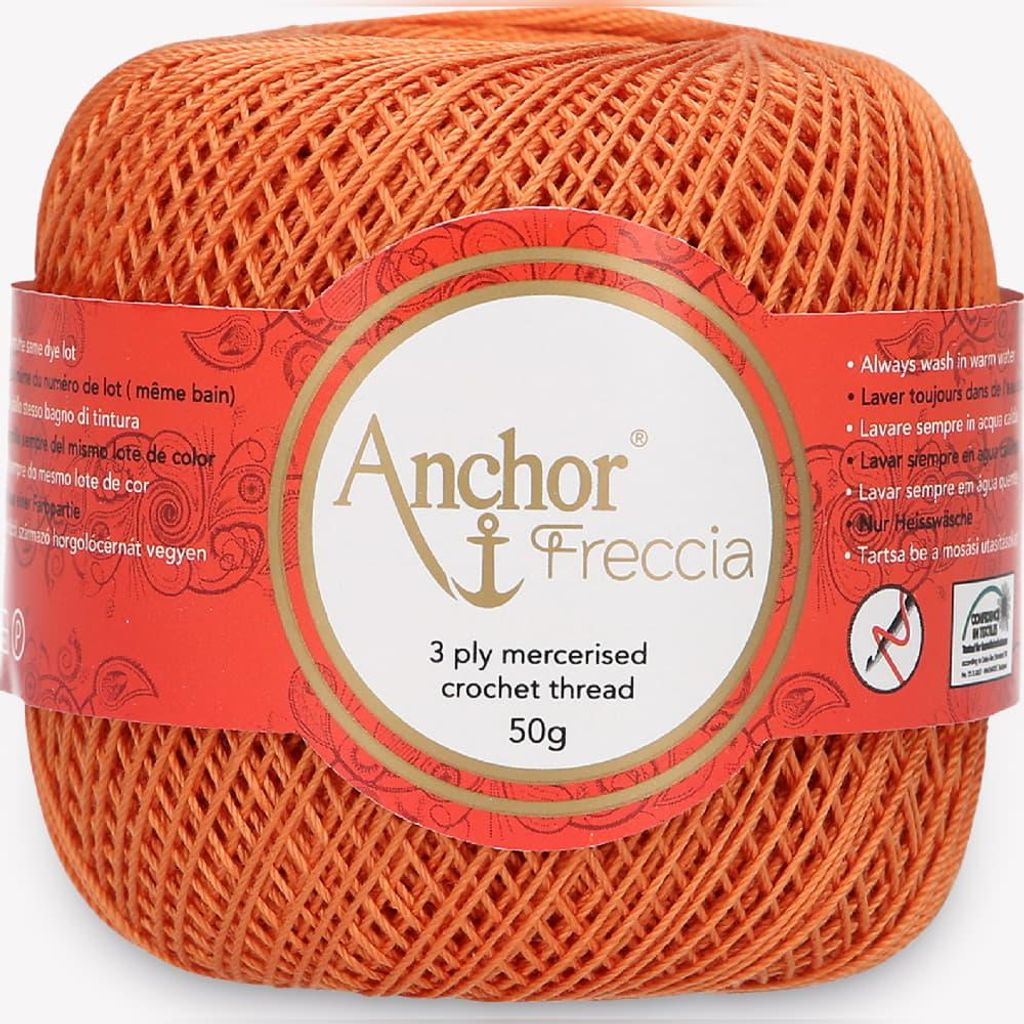 Anchor Freccia 12 – fil de coton mercerisé pour crochet fin Image du produit 
