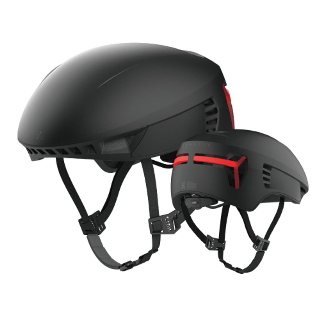 Fahrradhelm CRNK Genetic Alpha Black - L – LED-Beleuchtung Produktbild 