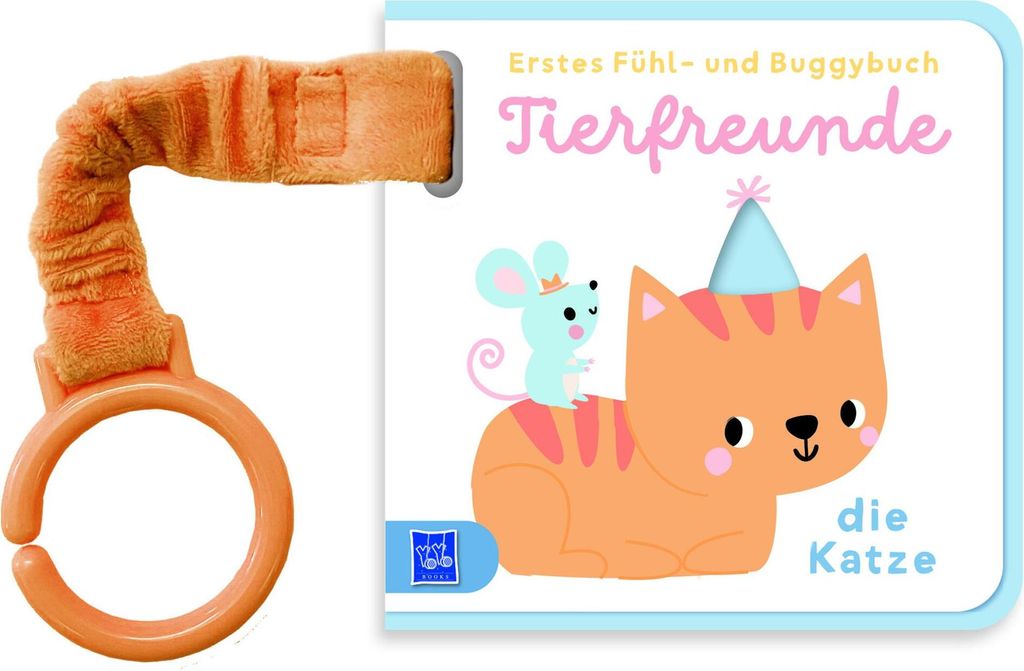 Erstes Fühl- und Buggybuch: Tierfreunde