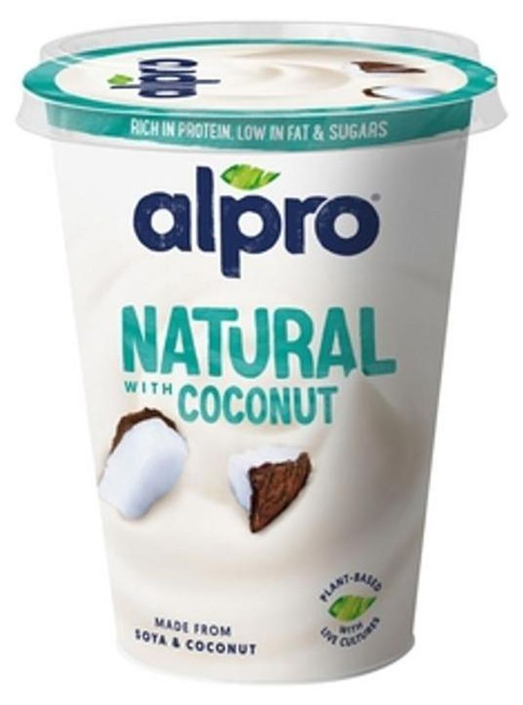 Alpro Natural with coconut Yogurt sojowy Kokos 400 g Zdjęcie produktu 