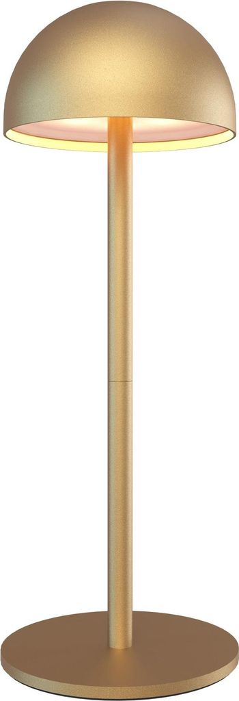 Ledvion – Wiederaufladbare LED-Tischleuchte, Messing-Gold, Produktbild 