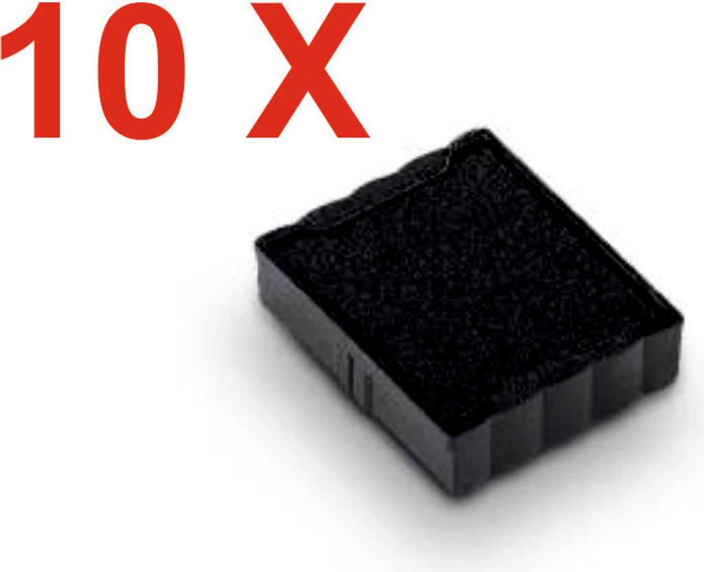 10 X Trodat Ersatzkissen 6/4922 für printy 4922 – Stempelfarbe schwarz