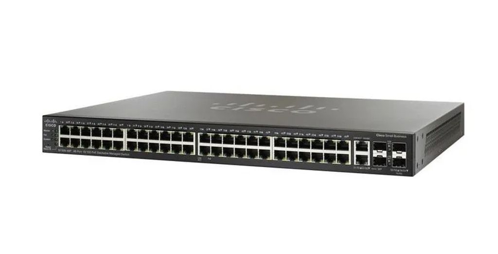 Cisco SF500-48P-K9-G5, Zarządzany, L2, Obsługa PoE, Zdjęcie produktu 