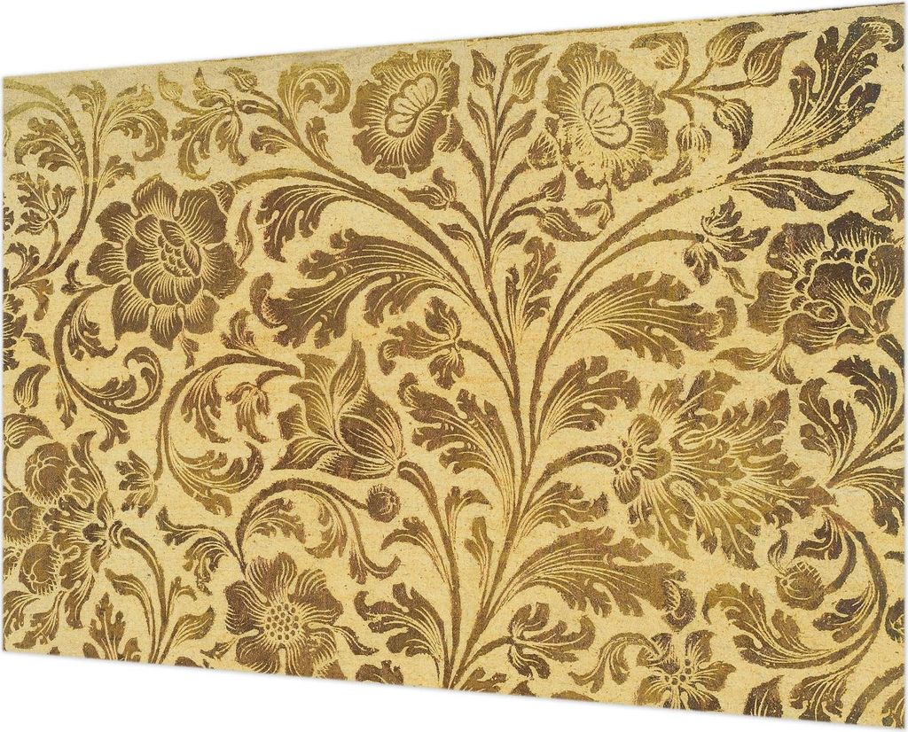 Wandtapete - Dekorative Tapete für Wohnzimmer - Tapetenfolie für Wanddekoration - 152x104 cm - Blumenmuster