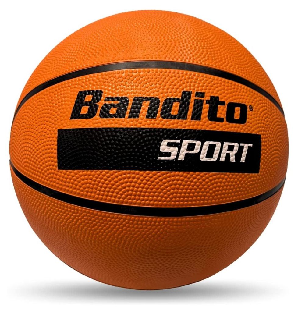 Bandito Basketball in offizieller Turniergröße, Größe 7, optimaler Grip und Sprungverhalten, Indoor und Outdoor