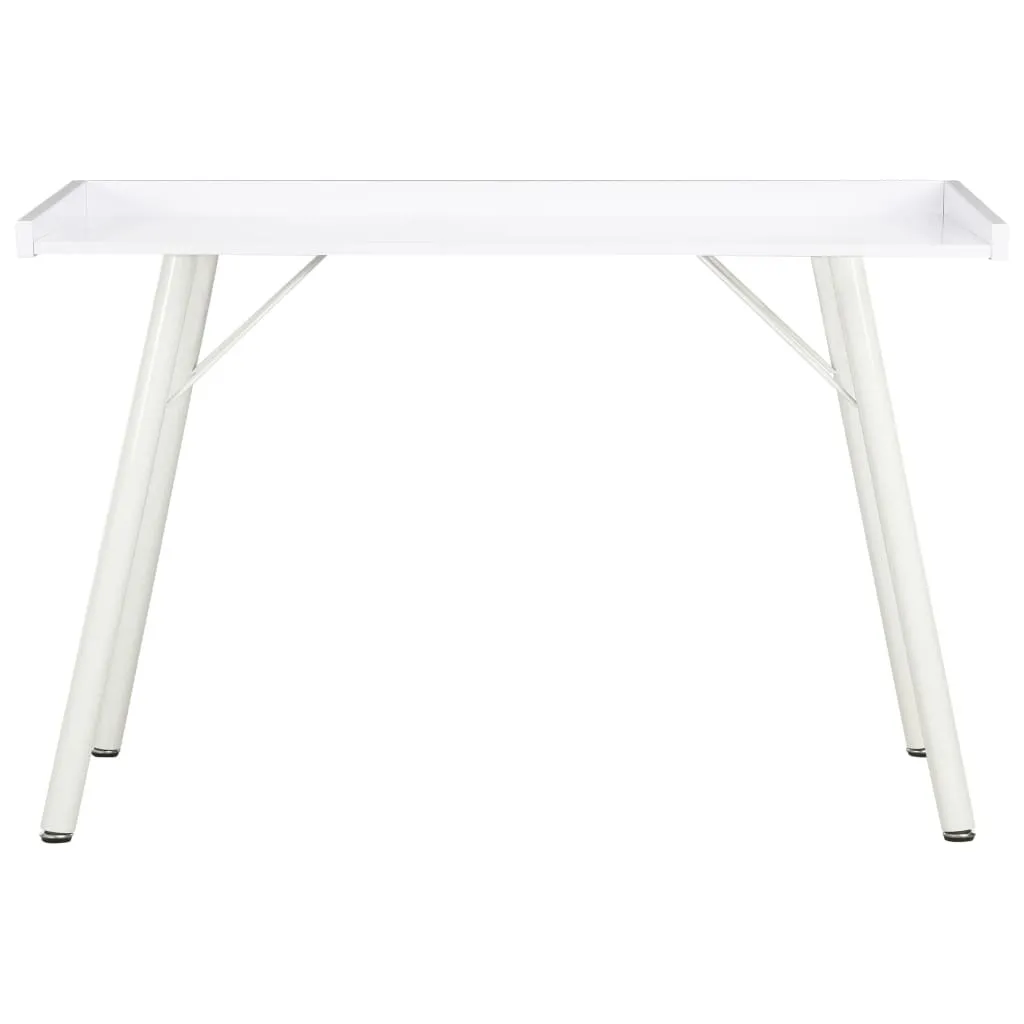 Bureau blanc compact 90x50 cm : fini le désordre dans votre salon chic