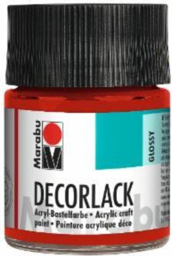 Marabu 1130 05 031 Decorlack Acrilico Rosso Ciliegia 50 ml Immagine del prodotto 
