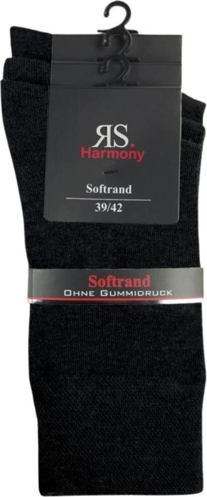 3 Paar Socken Baumwolle Herren schwarz mit Softrand o. Produktbild 