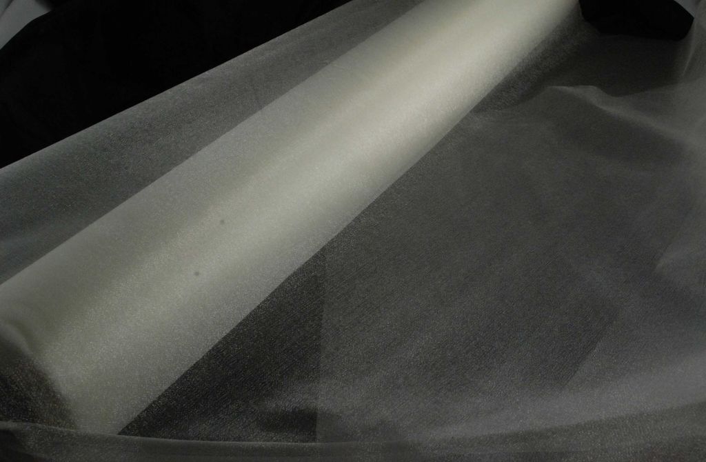 Snow Organza Material 70 cm x 50 m - Organzastoff auf Rolle Farbauswahl champagner weiss