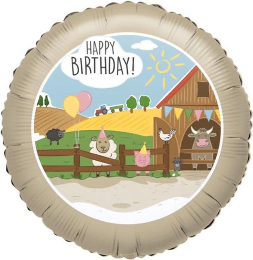 Farm Party Folienballon 43cm