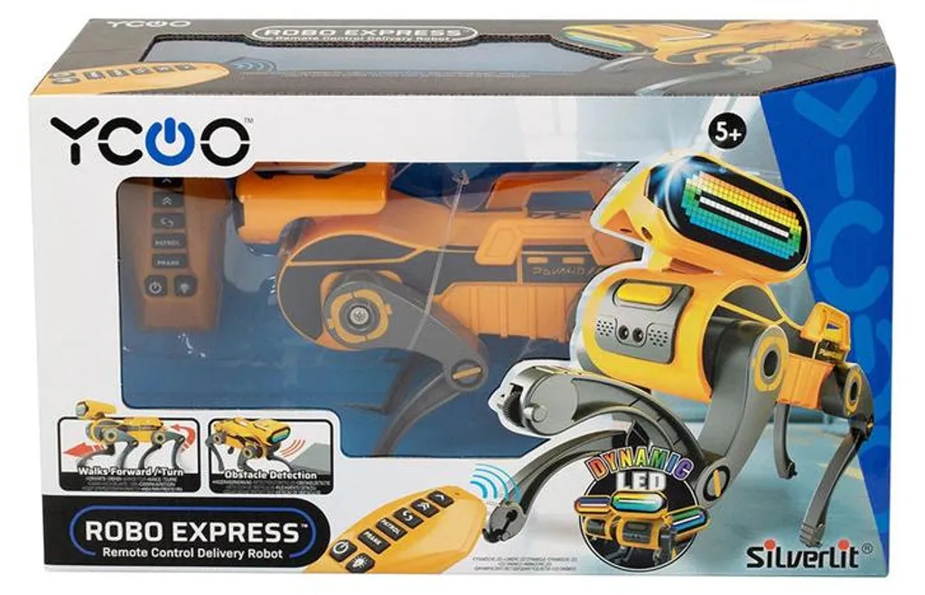 Robo Express Orange Ultra-Puissant avec Lames Inox et Design Compact