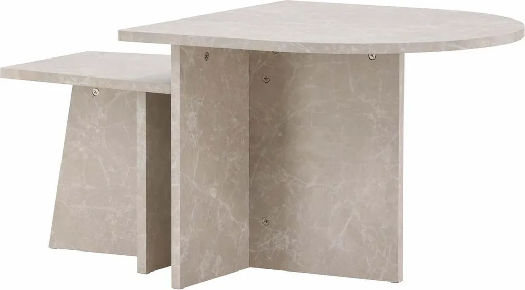 Table basse Sala beige : finissez-en avec le désordre dans votre salon