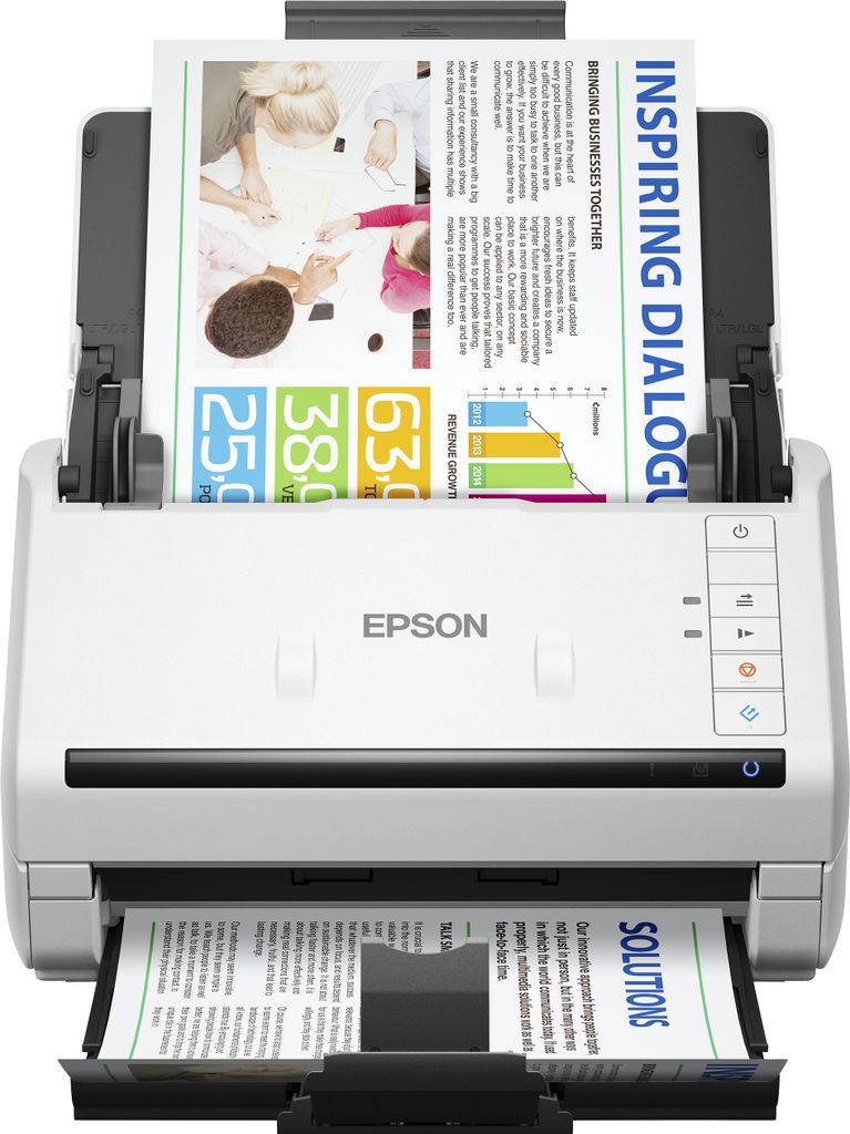 Epson WorkForce DS-530II - Dokumentenscanner - Duplex - 215.9 x 6096 mm - 600 dpi x 600 dpi - bis zu 35 Seiten/Min. (einfarbig)