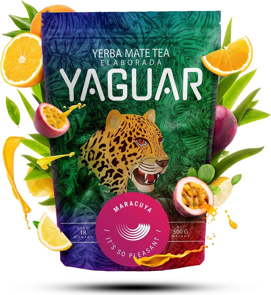 Yaguar Yerba Mate Tee Maracuya 0.5kg