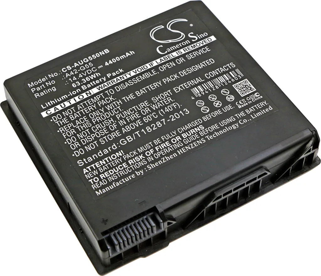 Batterie PC Portable Asus G55VM G55 Haute Capacité Longue Durée TECHTEK 74Wh