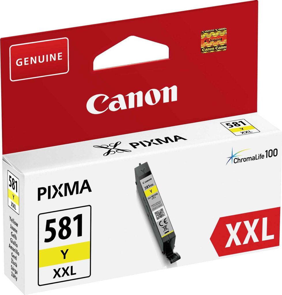 Canon CLI-581YXXL 1997C001 XXL Gelb  Original Tinte 825 Produktbild 