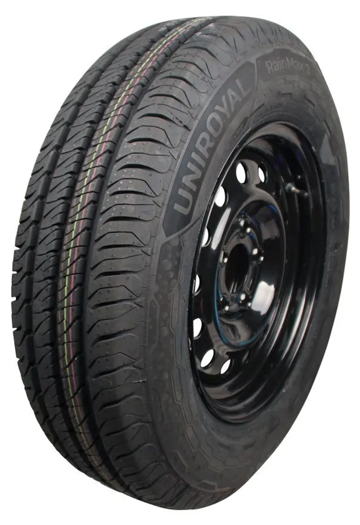 Roue de secours complète 14 pouces Uniroyal 185/80 R14C pour remorques