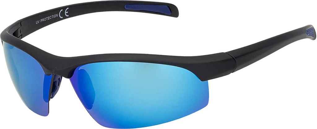 Unisex Sonnenbrille Designer Sportlich Modern Urlaub Sommer Strand Damen Herren 30501 Blau