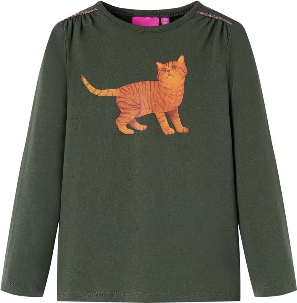 (Robust Möbel)Kinder-Langarmshirt - Modernes und langlebige - Khaki 104 NEU887124 - Arbeitshosen