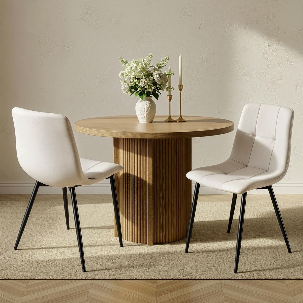 VASAGLE Esszimmerstühle 2er Set, Polsterstühle aus Samt mit Produktbild 